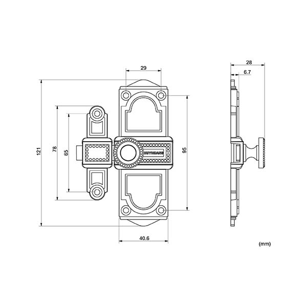 kt-chothc01 chốt cửa đồng